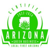 Sustainability- Arizona Green Business Certification Logo (Jan. 2022)-min